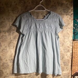 Light Blue Women's Top